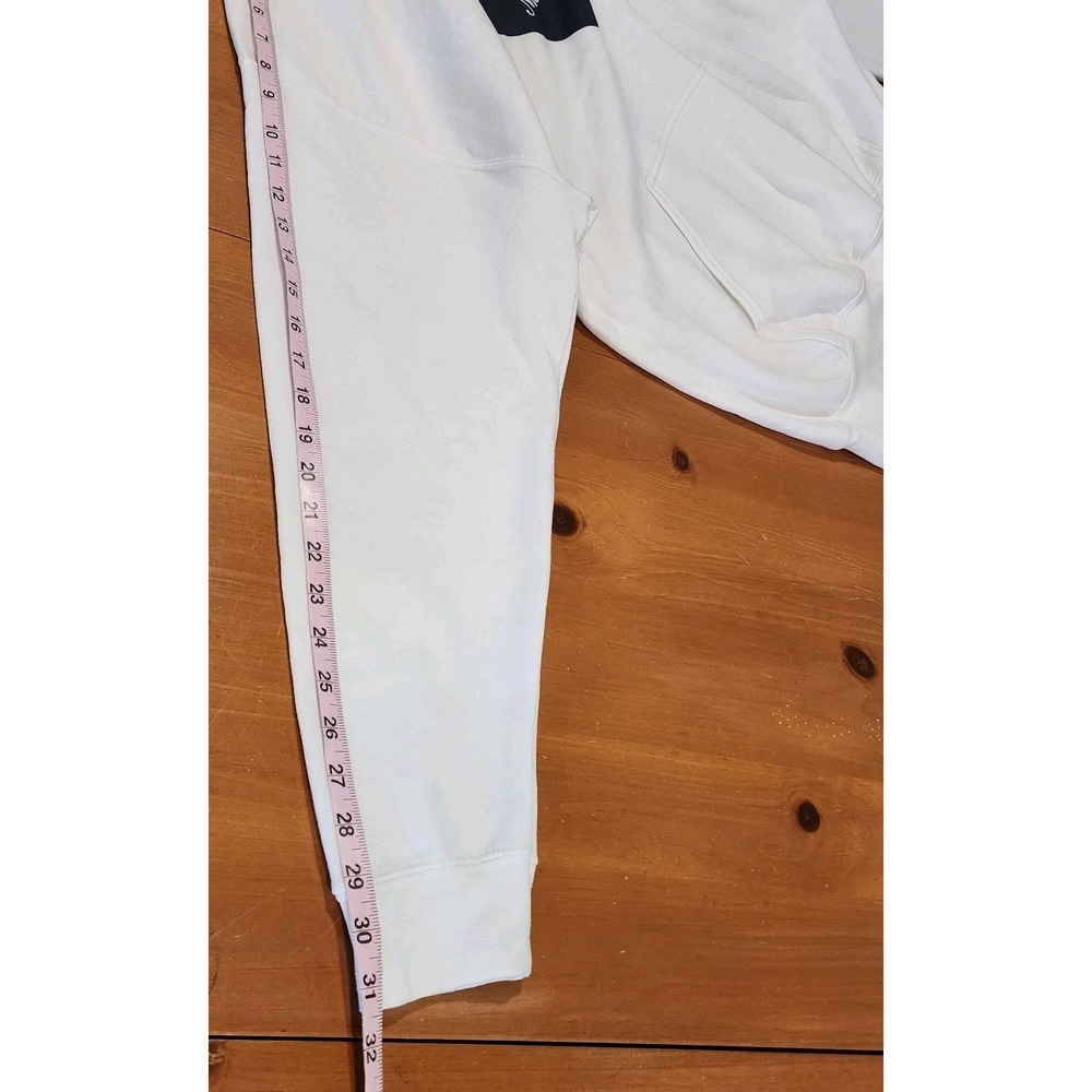 Proud Navy Mom‎ Hoodie Sweatshirt Womens Large White Gildan Pouch Military Pride - Picture 8 of 10